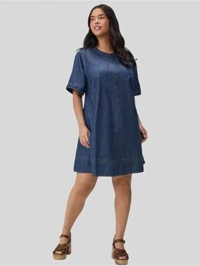 torrid Dark Blue Denim Mini Dress